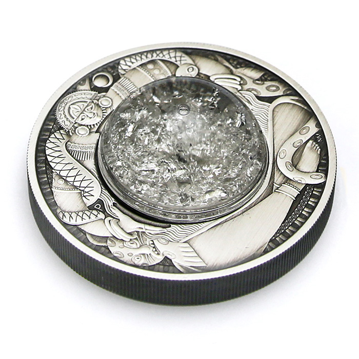 Stříbrná mince 2 Oz Slzy měsíce 2021 Antique Standard