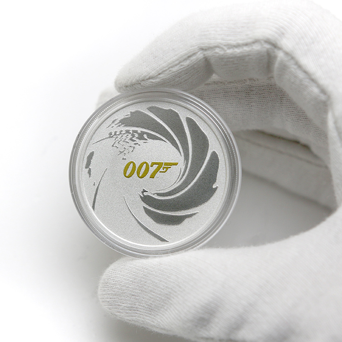 Stříbrná investiční mince James Bond 007 1 Oz 2021