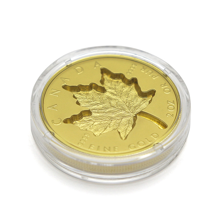 Zlatá mince Maple Leaf 2 Oz - Super Incuse 2021 Proof