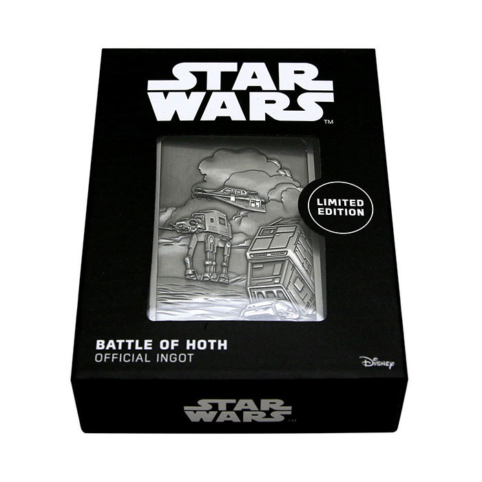 Sběratelská pokovená medaile Star Wars - Bitva na planetě Hoth Antique Standard