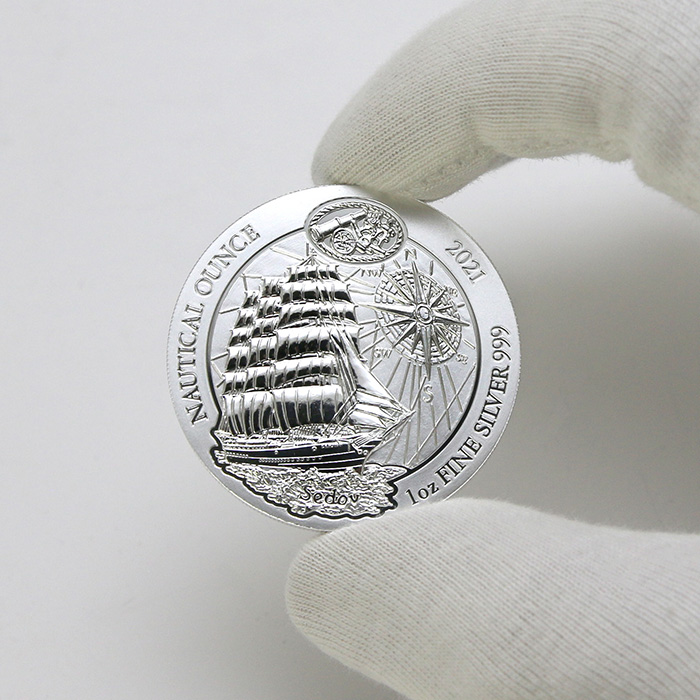 Stříbrná investiční mince Sedov - Nautical Ounce 1 Oz 2021