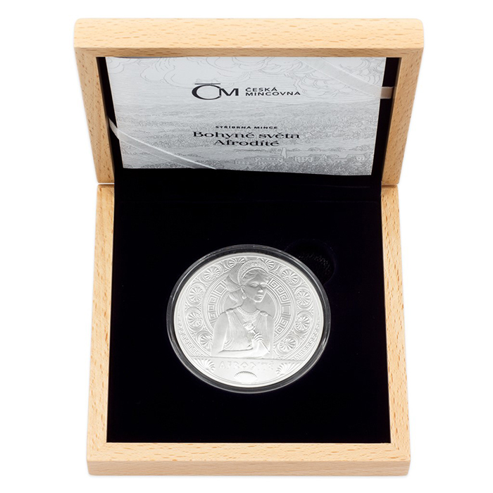 Stříbrná mince 5 Oz Bohyně světa - Afrodíté 2021 Standard