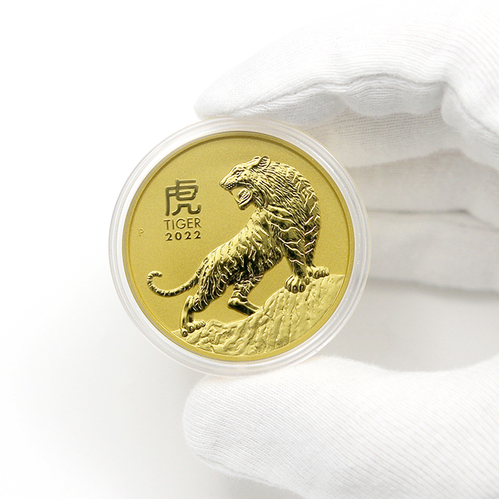 Zlatá investičná minca Year of the Tiger Rok Tigra Lunárny 2 Oz 2022