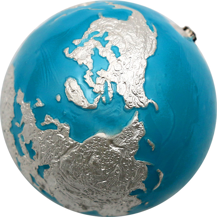 Stříbrná mince 3 Oz The Blue Marble - planeta Země v ohrožení 2022