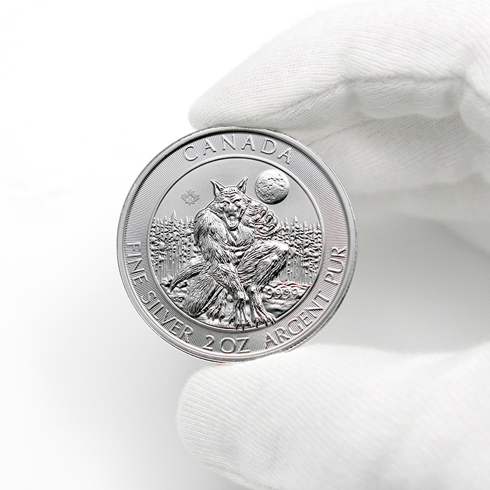 Stříbrná investiční mince Vlkodlak 2 Oz 2021