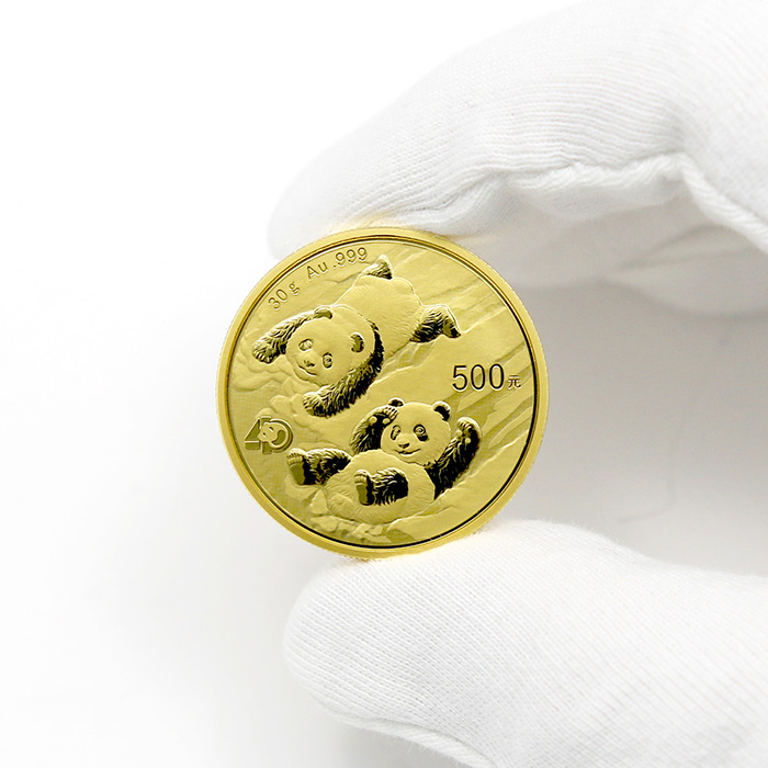 Zlatá investiční mince Panda 30g 2022
