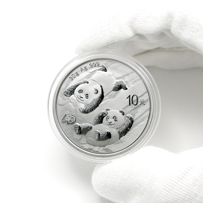 Stříbrná investiční mince Panda 30g 2022
