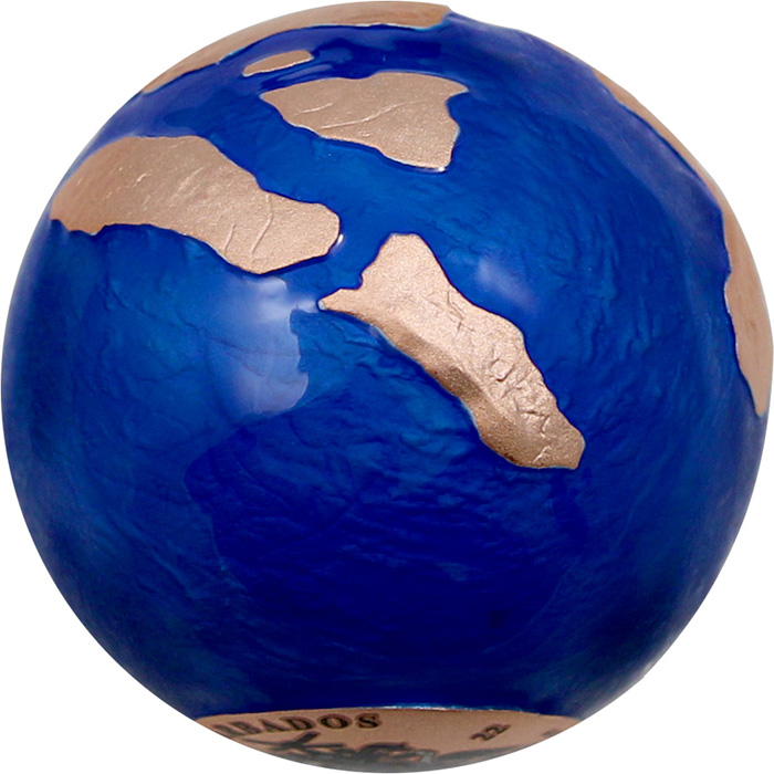Stříbrná mince 3 Oz The Blue Marble - planeta Země - superkontinent Pangea 2022