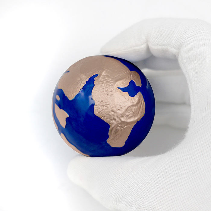 Stříbrná mince 3 Oz The Blue Marble - planeta Země - superkontinent Pangea 2022