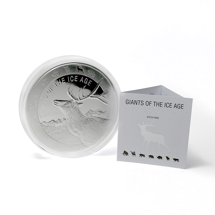 Stříbrná investiční mince 1 Kg Obři doby ledové - Sob 2022
