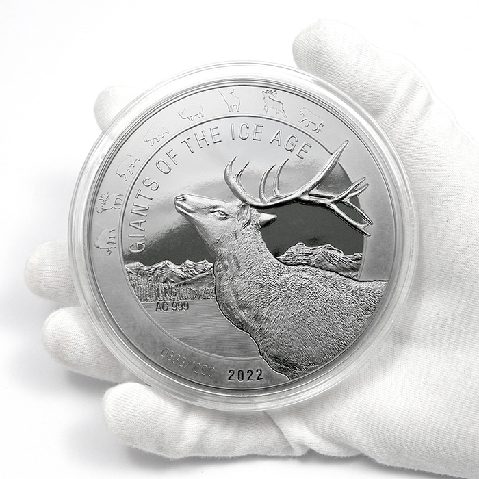 Strieborná investičná minca 1 Kg Obri doby ľadovej - Sob 2022