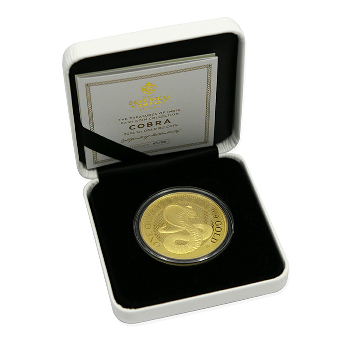 Zlatá mince India Wildlife - Kobra 1 Oz 2022