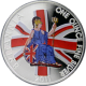 Strieborná minca kolorovaná Britannia 1 Oz Proof