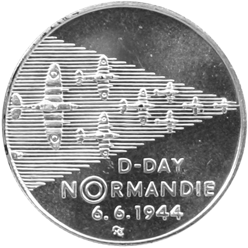 Stříbrná mince 200 Kč Vylodění spojenců v Normandii 50. výročí 1994 Proof