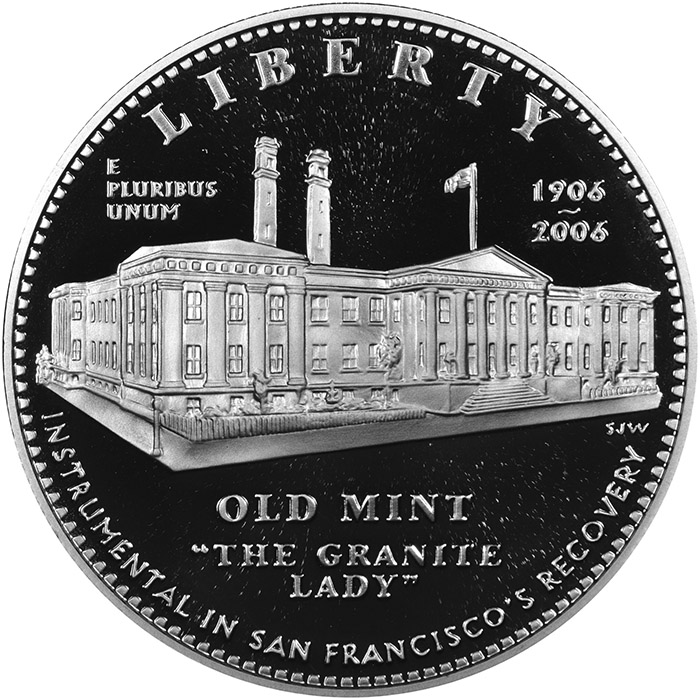 Přední strana 2006 San Francisco Old Mint