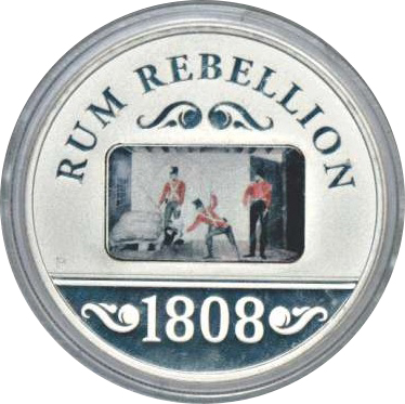Stříbrná mince 200th Anniversary of the Rum Rebellion 2008