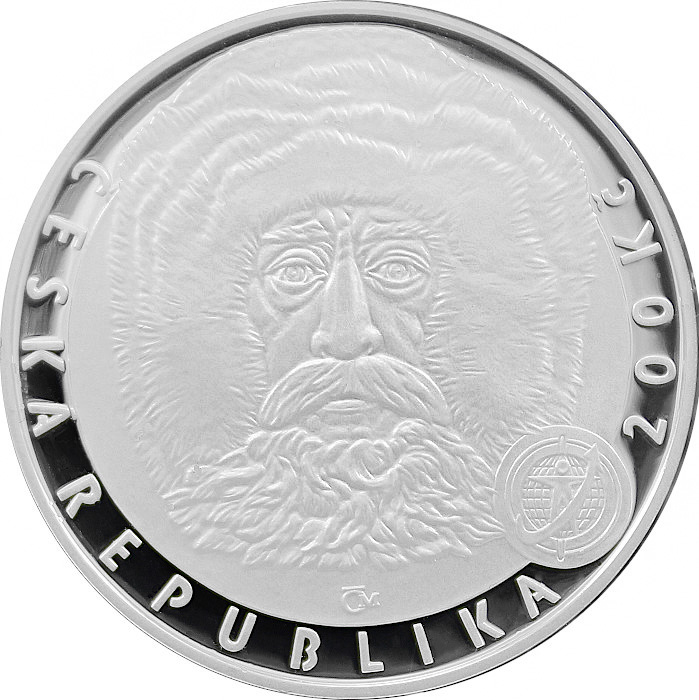 Stříbrná mince 200 Kč Dosažení severního pólu 100. výročí 2009 Proof 