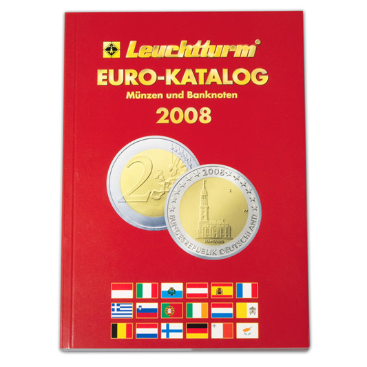Přední strana EURO-KATALOG mincí a bankovek 2008