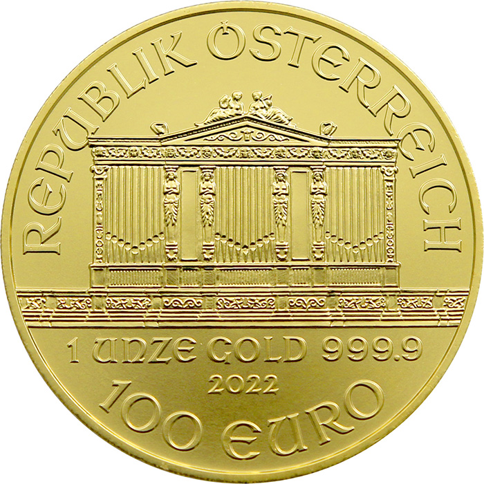 Zlatá investičná minca Wiener Philharmoniker 1 Oz