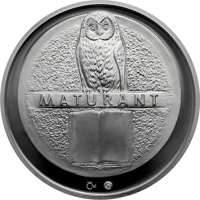 Stříbrná titulární medaile Maturant Proof