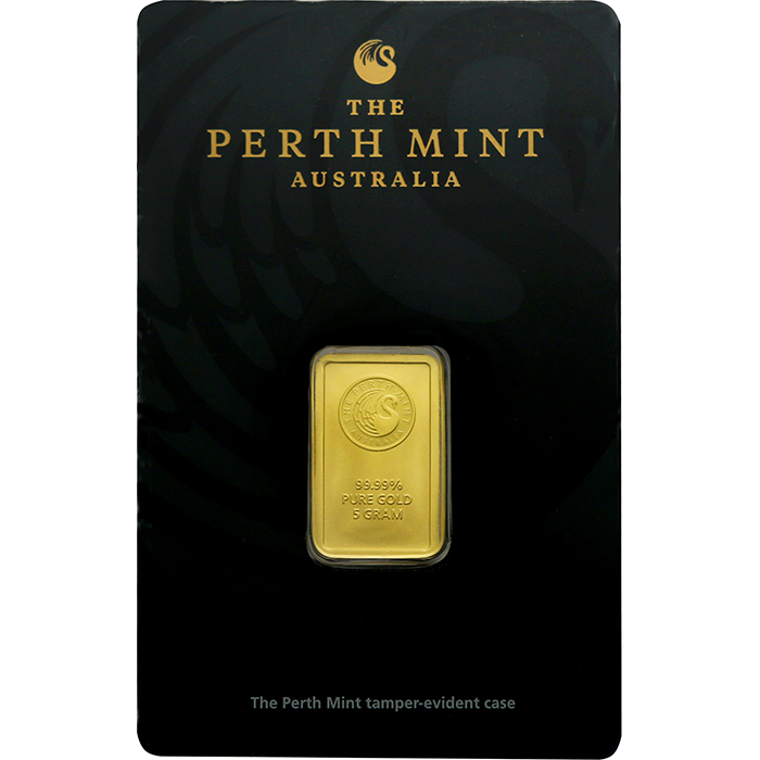 5g Perth Mint Investičná zlatá tehlička