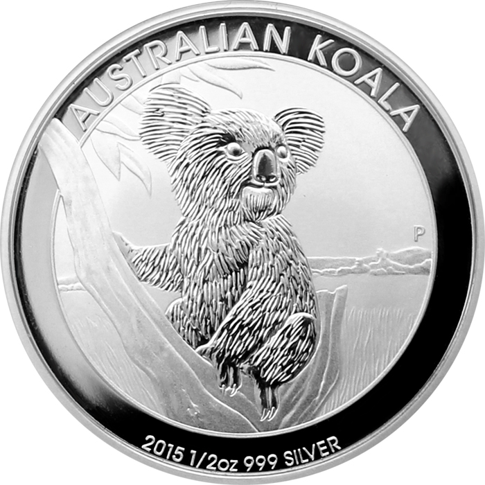 Stříbrná investiční mince Koala 1/2 Oz 2015