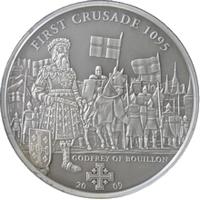 Stříbrná mince První křížová výprava 2009 Standard Cook Islands 