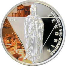 Stříbrná mince Zenobie 2011 Proof Togo 