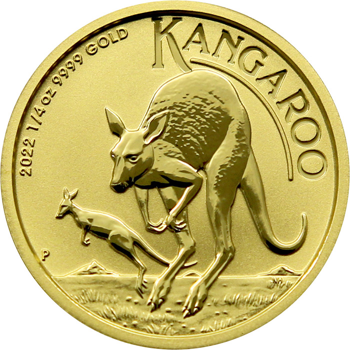 Zlatá investičná minca Kangaroo Klokan 1/4 Oz