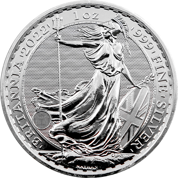Stříbrná investiční mince Britannia 1 Oz