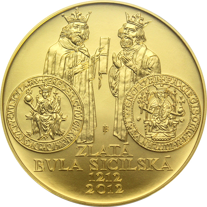 Zlatá mince 10000 Kč Zlatá bula sicilská 1oz 2012 Standard 