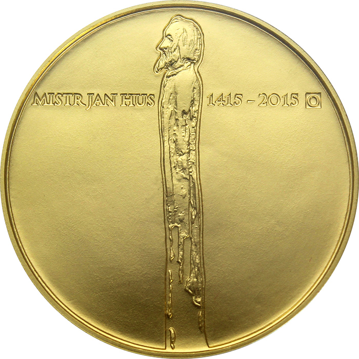 Zlatá mince 10000 Kč Jan Hus 1oz 2015 Standard