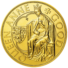 Zlatá investiční mince 10000 NZD Dobrá královna Anna Standard
