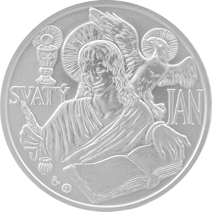 Stříbrná medaile apoštol Jan 2012 Standard