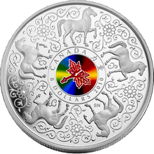 Stříbrná mince Kůň - Maple of Strenght 2010 Proof