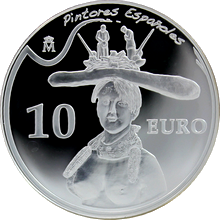 Stříbrná mince Salvador Dalí Bust of a woman 2009 Proof