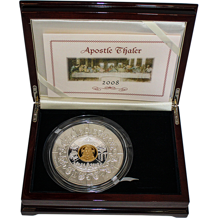 Přední strana Strieborná minca 12 apoštolov 1 Kg Puzzle 2008 Proof