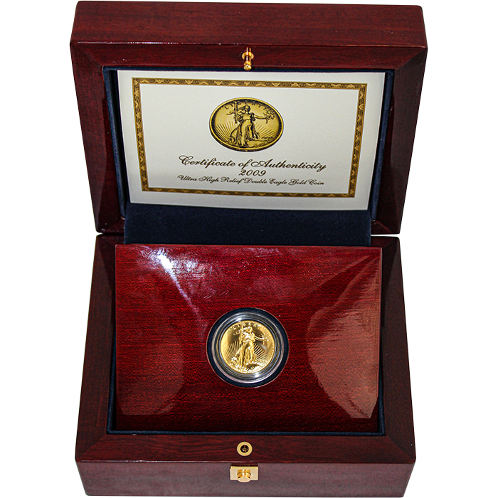 Zlatá mince American Double Eagle 1 Oz Ultra high relief 2009 Proof