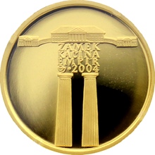 Zlatá mince 2000 Kč Zámek Kačina Empír 2004 Proof