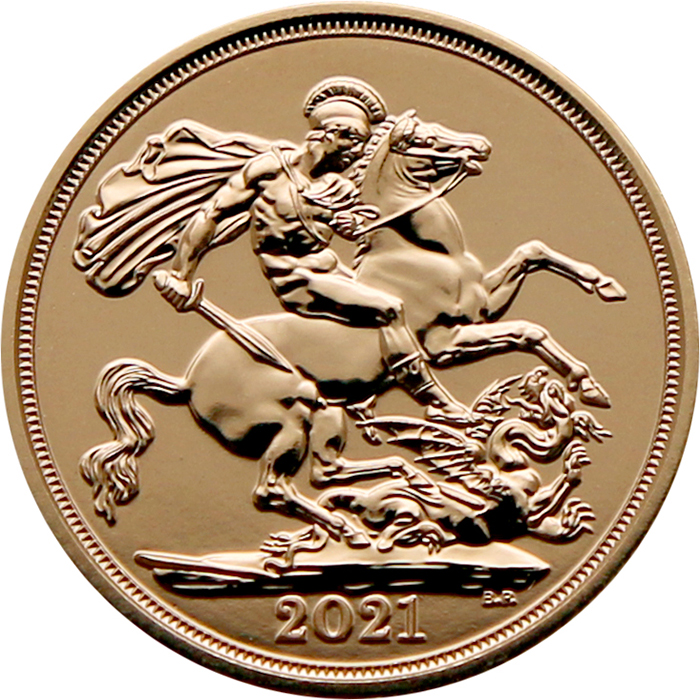 Zlatá investiční mince Sovereign The Royal Mint