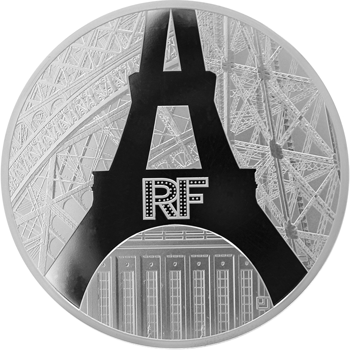 Strieborná minca 5 Oz Nábreží Seiny v Paríži Unesco 2014 Proof
