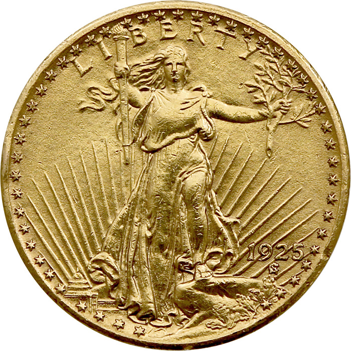 Zlatá minca American Double Eagle 1925