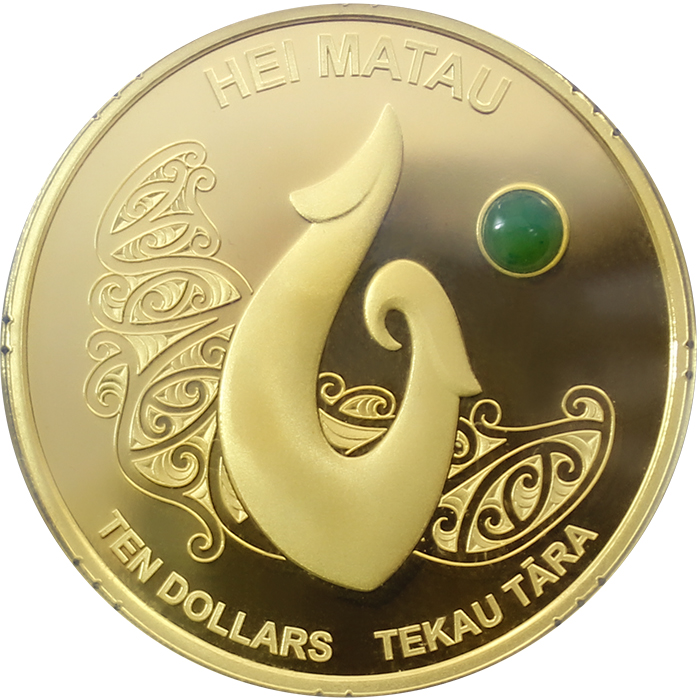 Zlatá mince Hei Matau Maori Art 1 Oz 2012 Proof