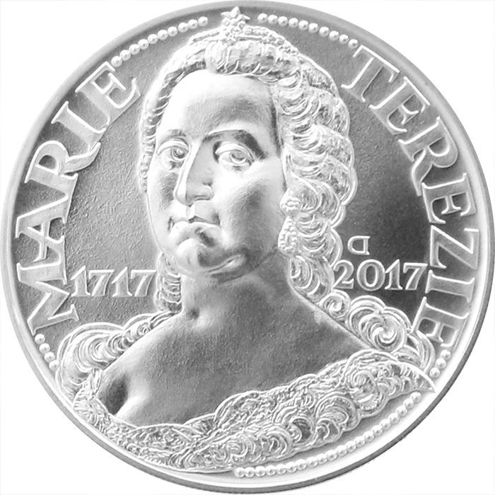 Stříbrná mince 200 Kč Marie Terezie 300. výročí narození 2017 Standard