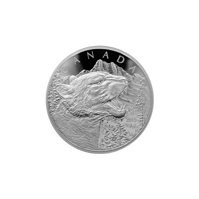 Strieborná minca 500g Growling Cougar 2015 Proof (.9999)