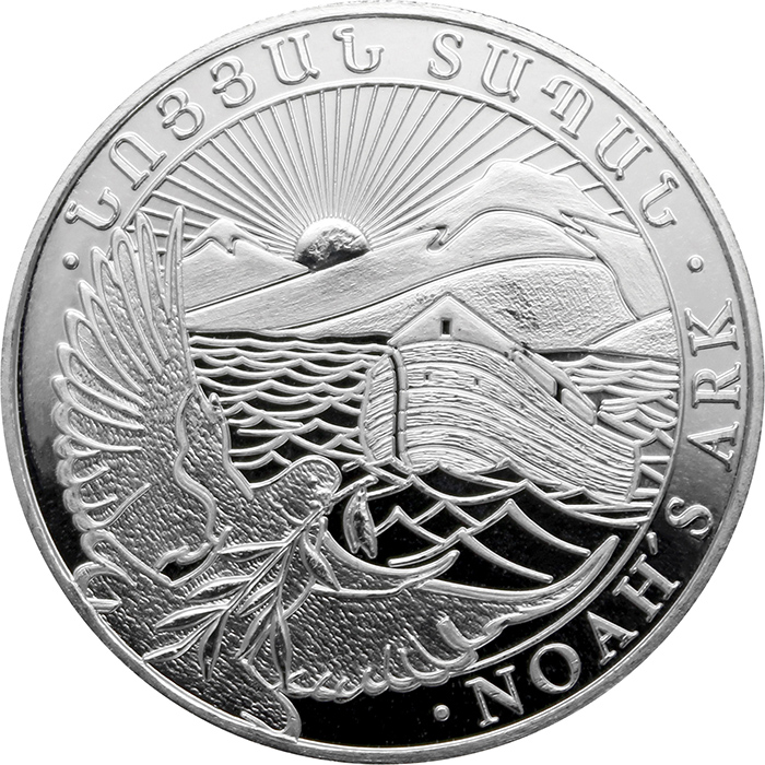 Strieborná investičná minca Noemova archa Arménia 1/2 Oz