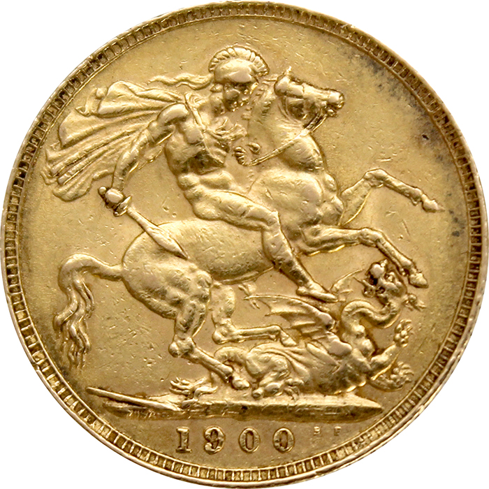 Zlatý Sovereign Královna Viktorie 1893 - 1901
