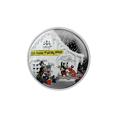 Stříbrná mince The House of Mickey Mouse 1 Oz Disney 2015 Proof