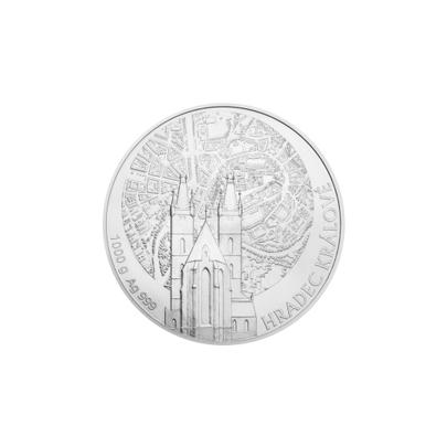 Stříbrná kilová investiční medaile Statutární město Hradec Králové 2016 Standard