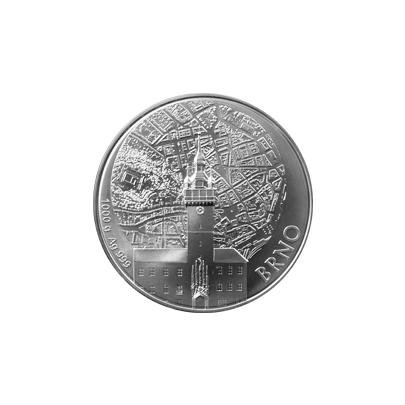 Stříbrná kilová investiční medaile Statutární město Brno 2016 Standard